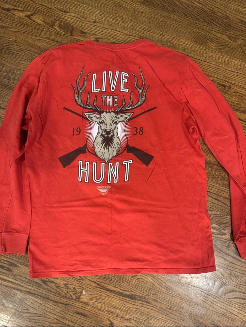 Columbia Red Short Sleeve Crew Tee